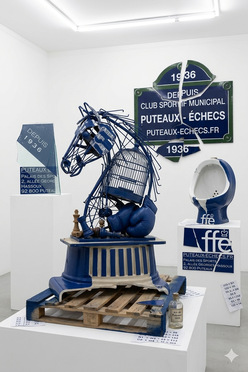 Un cheval bleu, une cage et un urinoir : le CSMPE a 90 ans
